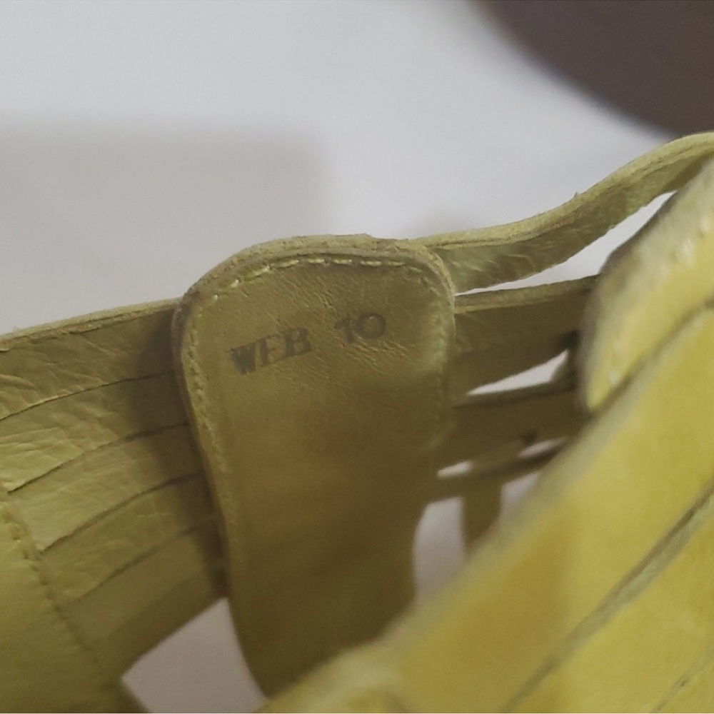 Chocolat Blu Chartreuse Wedges Sundance Size 10 NWOB - Picture 8 of 10